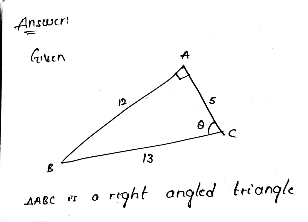 Trigonometry homework question answer, step 1, image 1